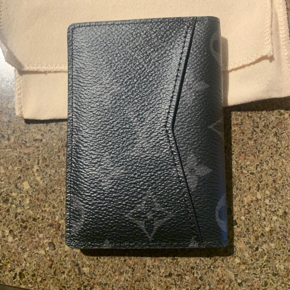 Louis Vuitton Holidays Monogram Eclipse Black Vroom 200k Pocket Organizer Wallet - Picture 2 of 7